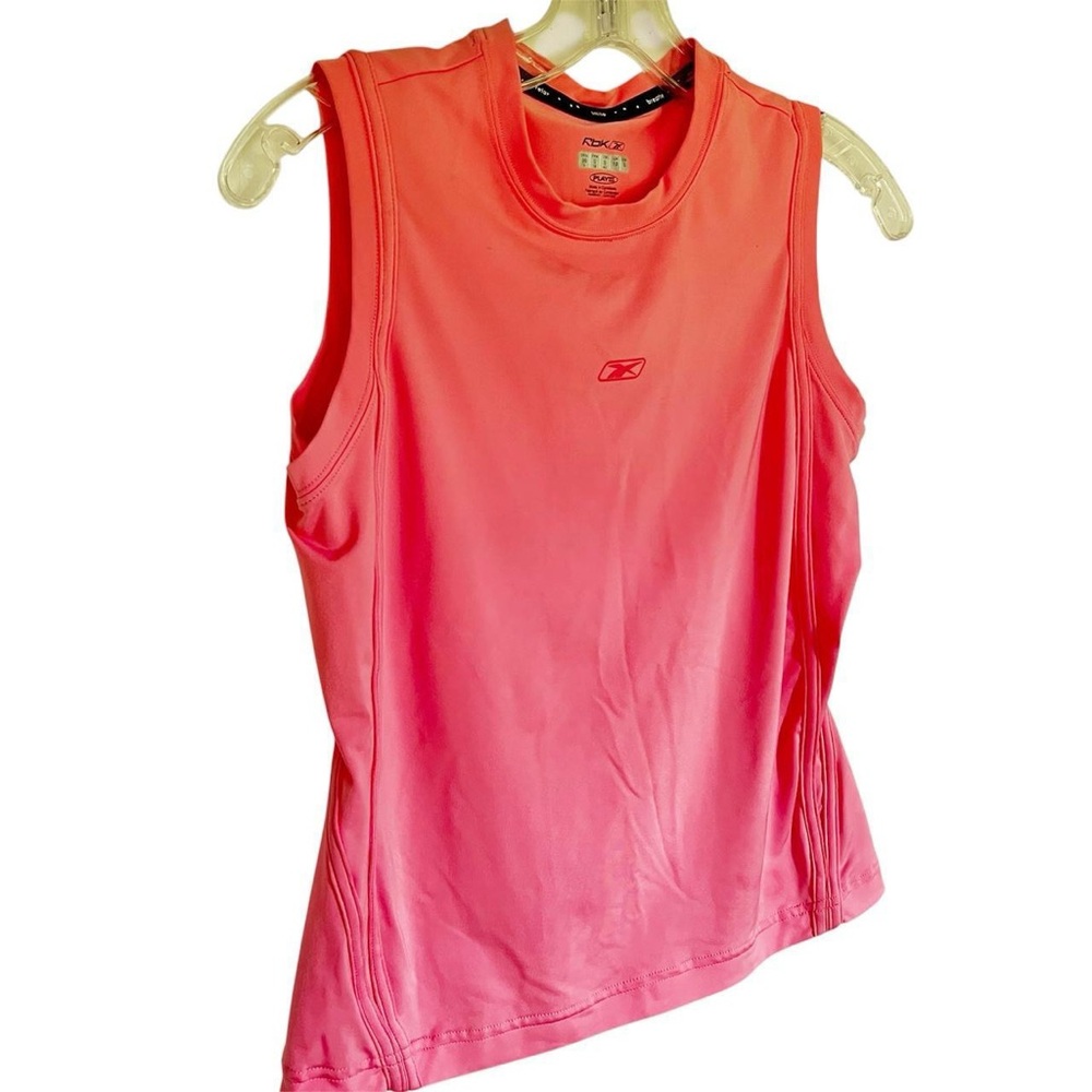 Reebok Play Dri pink sleeveless top #fitness Size Small Approximately 19" long